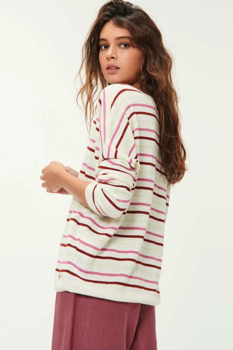 Alisone Lin Multico Jumper | Des Petits Hauts Best Sale