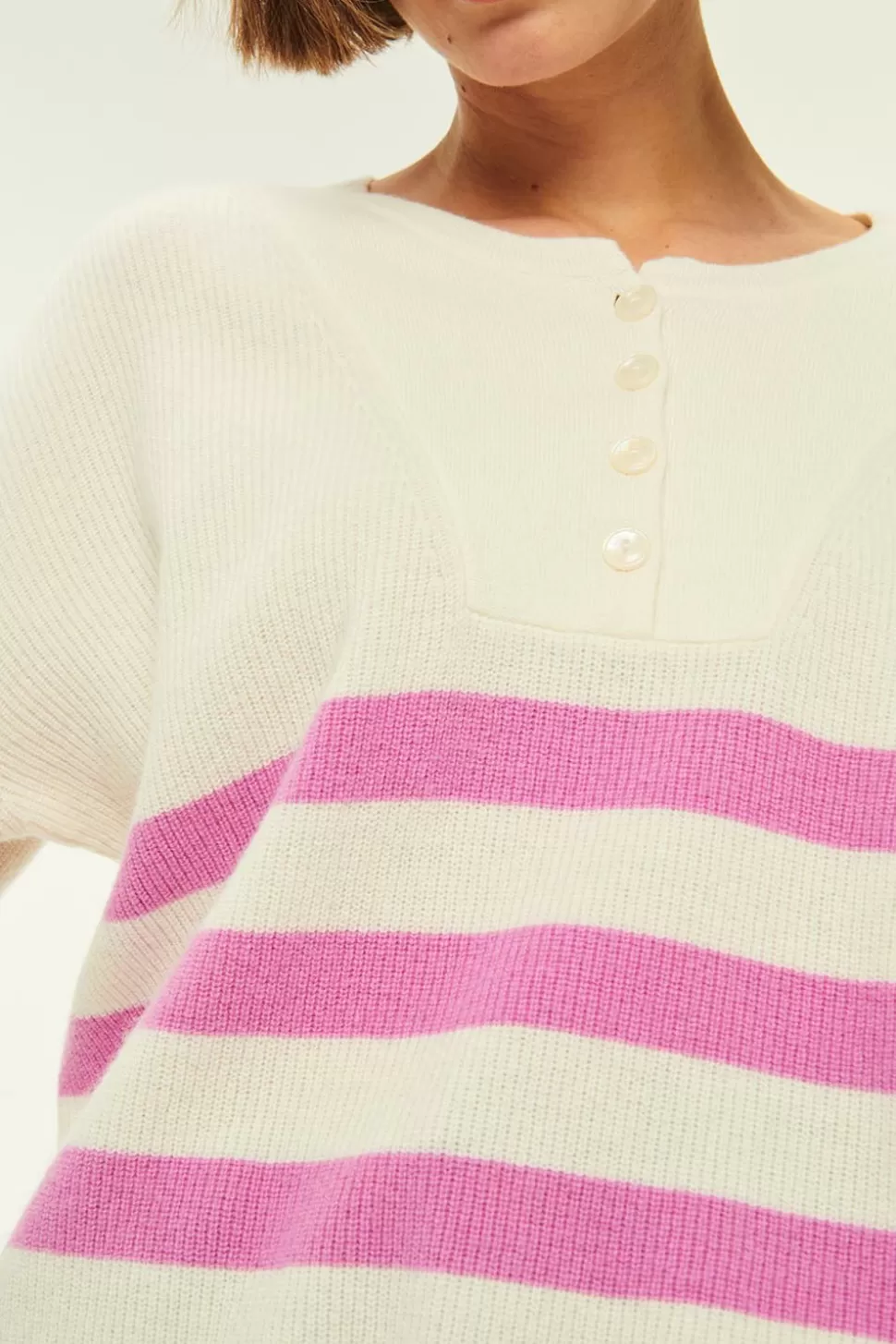 Audrie Creme/Loukoum Jumper | Des Petits Hauts Sale