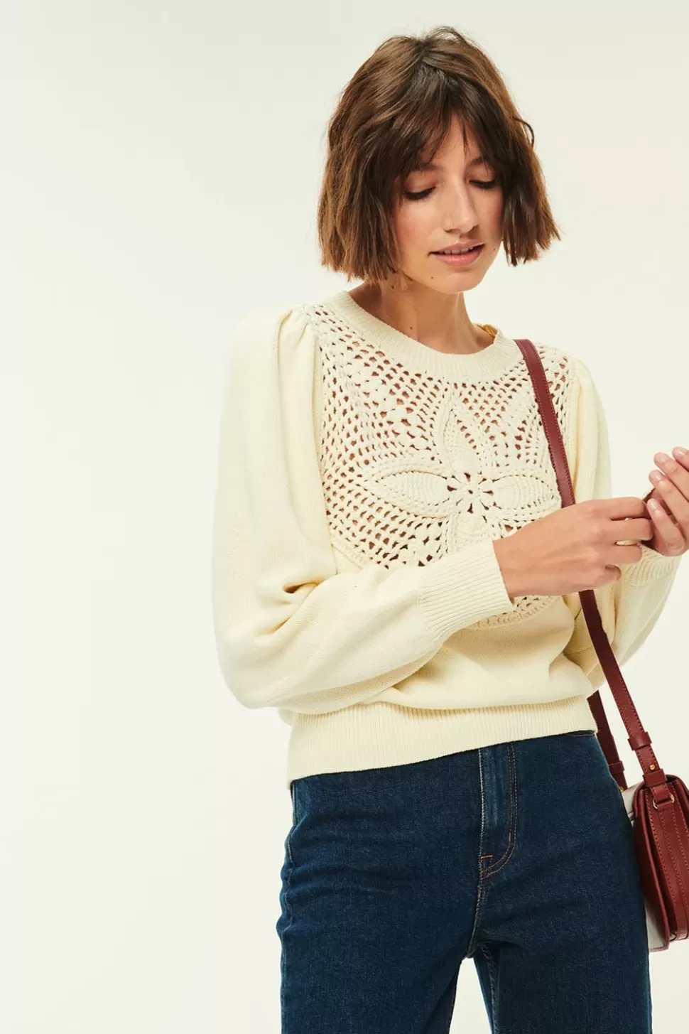 Azaria Creme Jumper | Des Petits Hauts Best