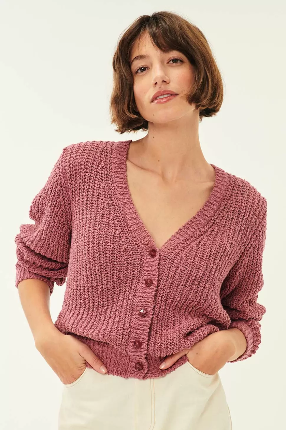 Dalia Acai Cardigan | Des Petits Hauts Sale