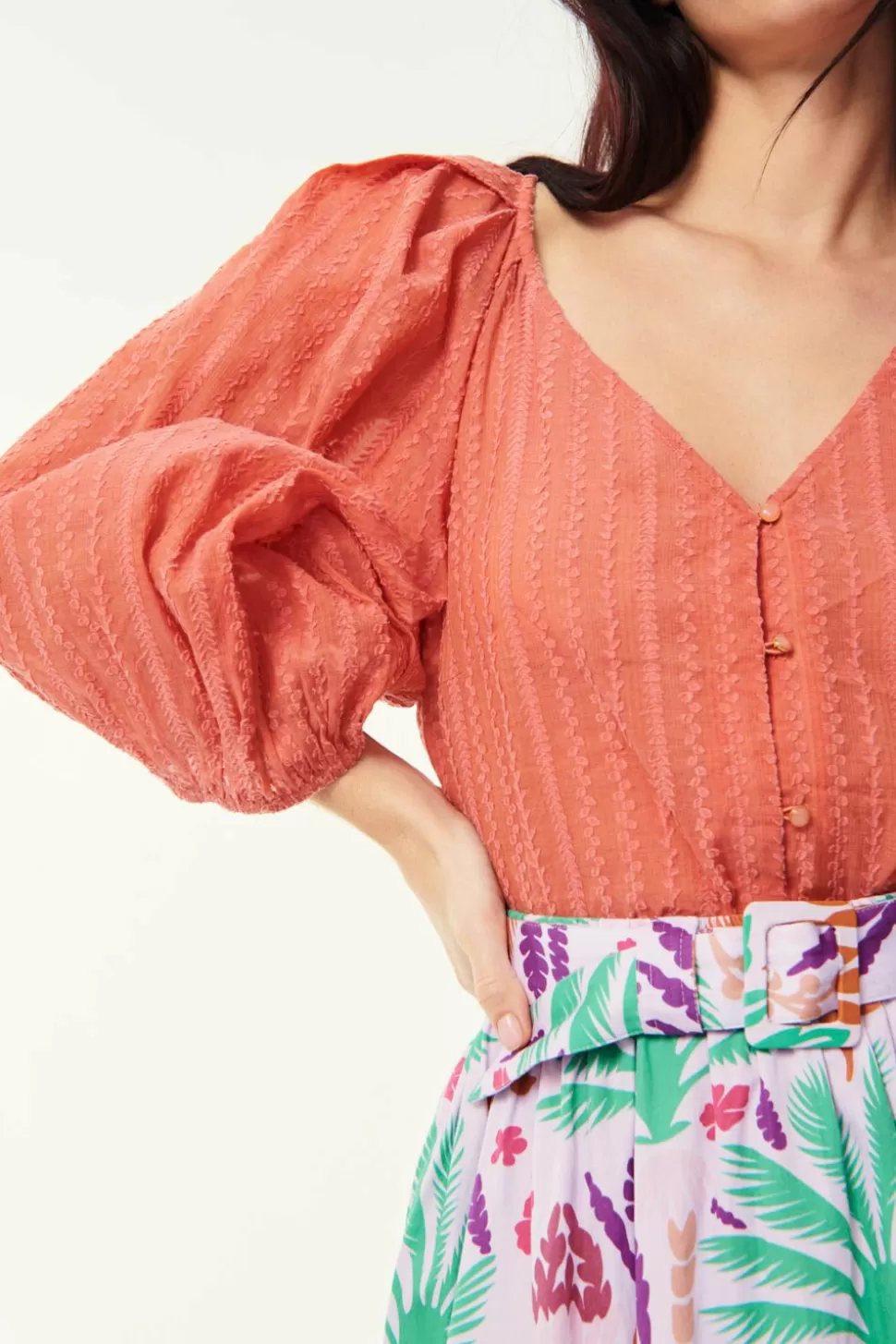 Ezekiel Paprika Blouse | Des Petits Hauts Sale