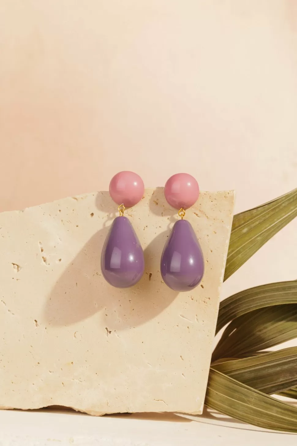 Gilia Figue/Santal Earrings | Des Petits Hauts Sale