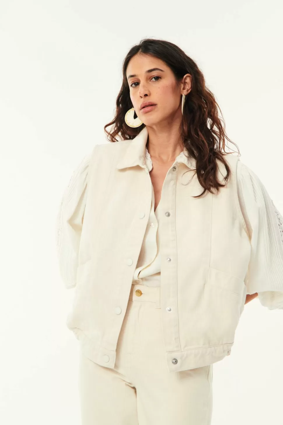 Louiza Ecru Jacket | Des Petits Hauts Online