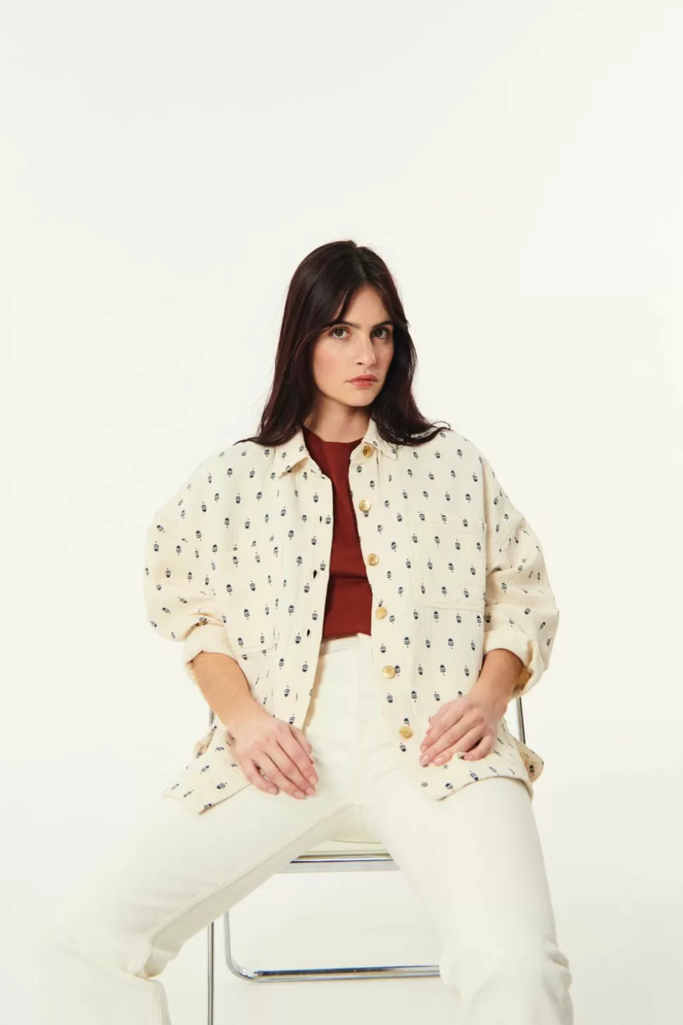 Loukian Oli Shirt | Des Petits Hauts New