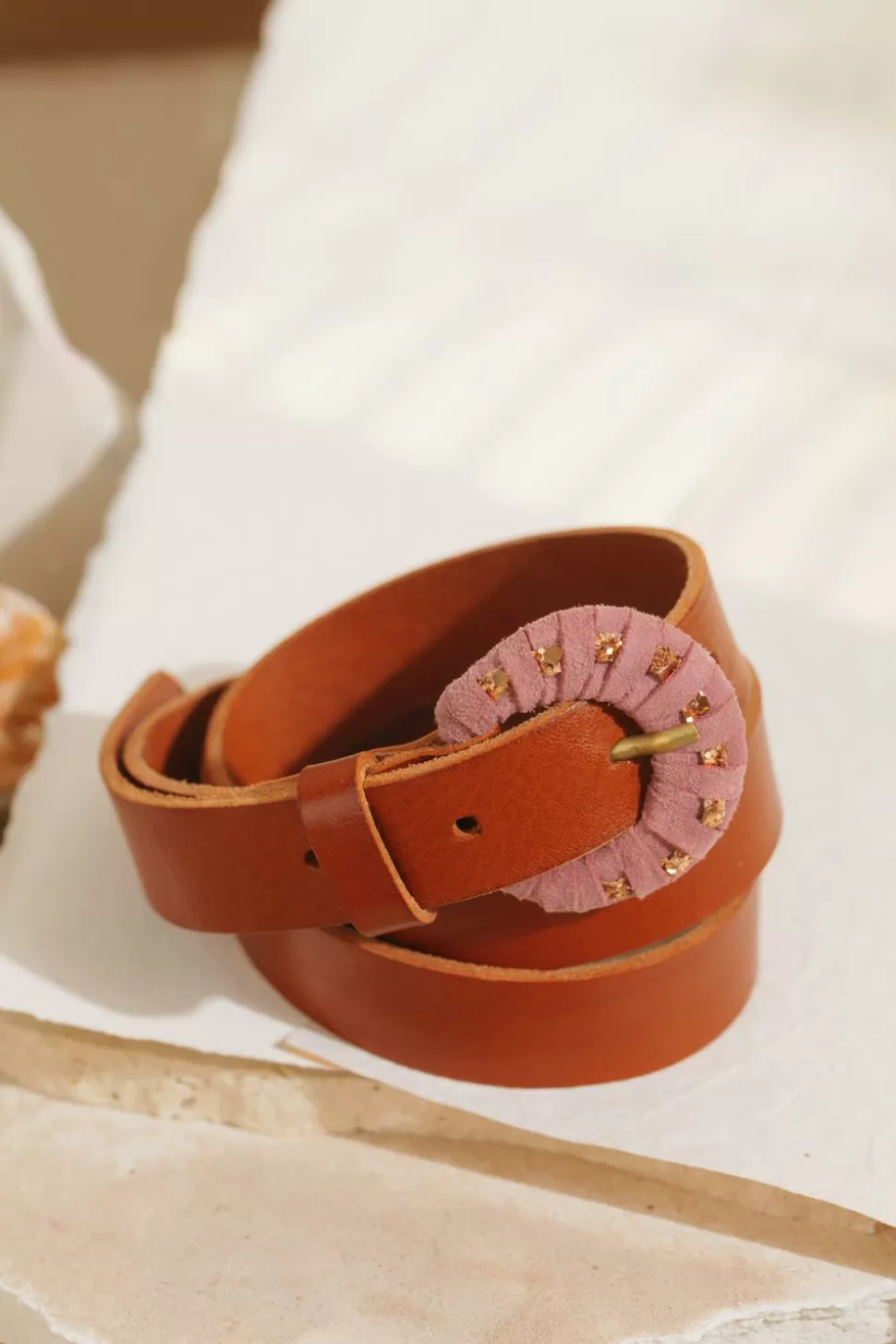 Marvin Pecan Belt | Des Petits Hauts Shop