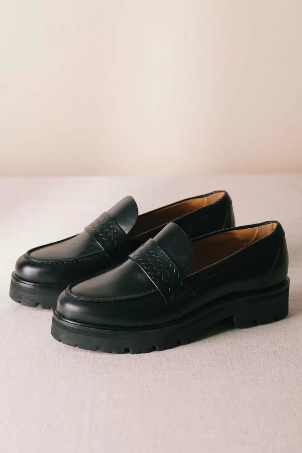 Nat Black Loafers | Des Petits Hauts Shop