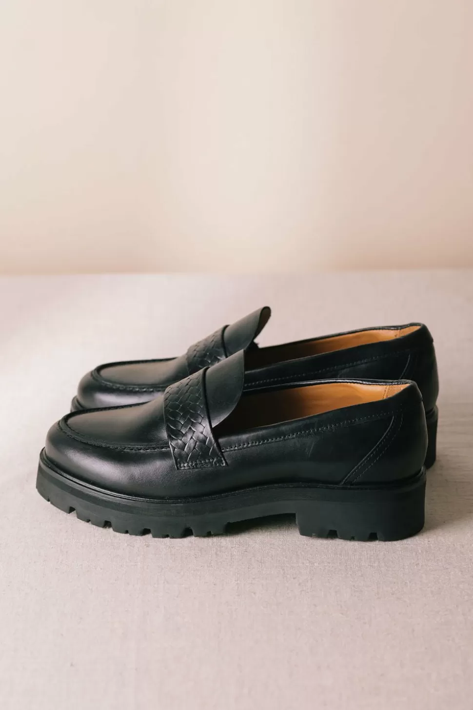 Nat Black Loafers | Des Petits Hauts Shop