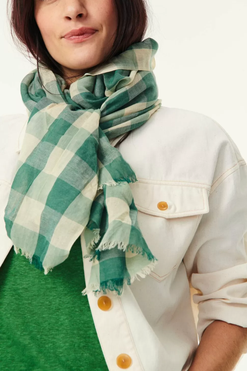 Noa Cactus Scarf | Des Petits Hauts Clearance