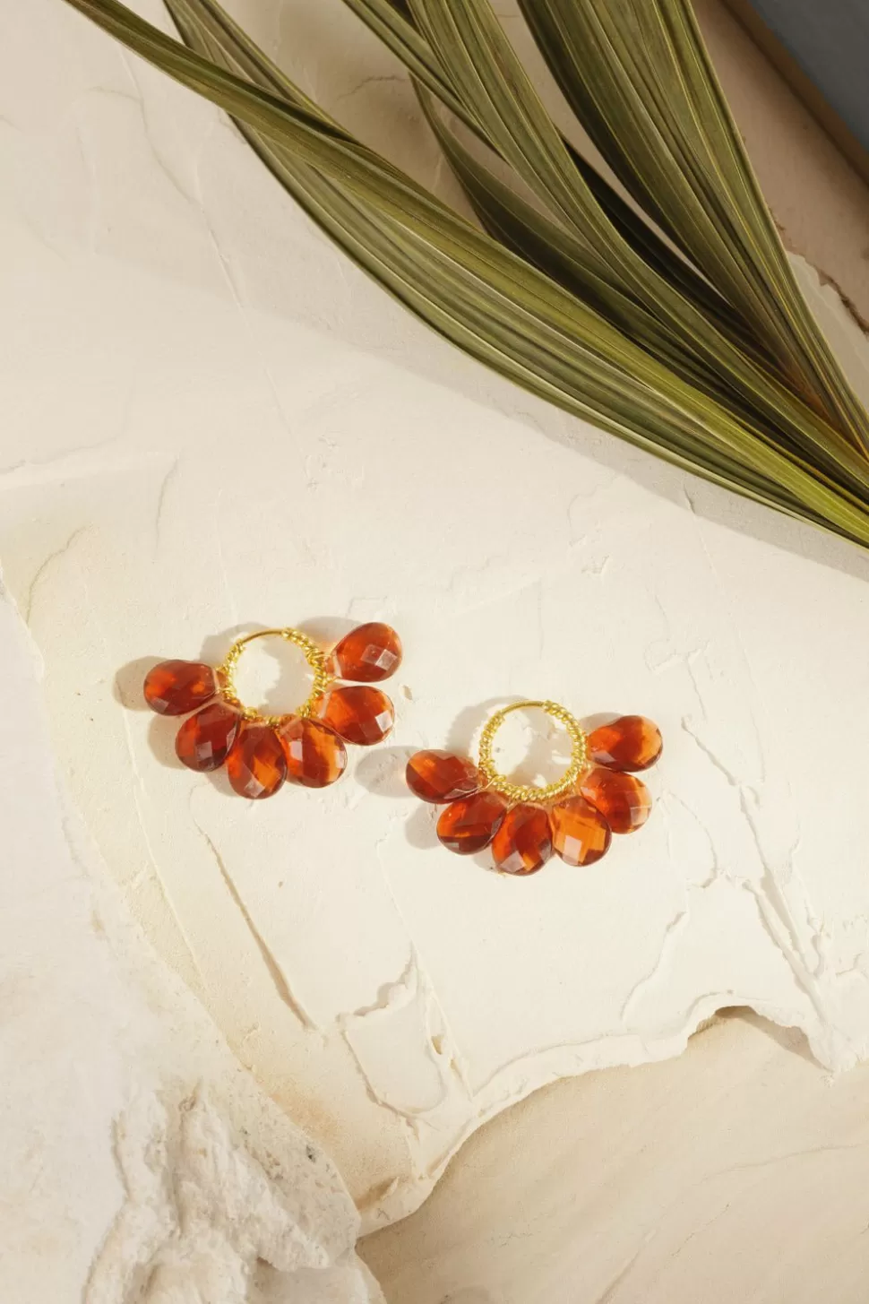 Papicha Or/Pecan Earrings | Des Petits Hauts New