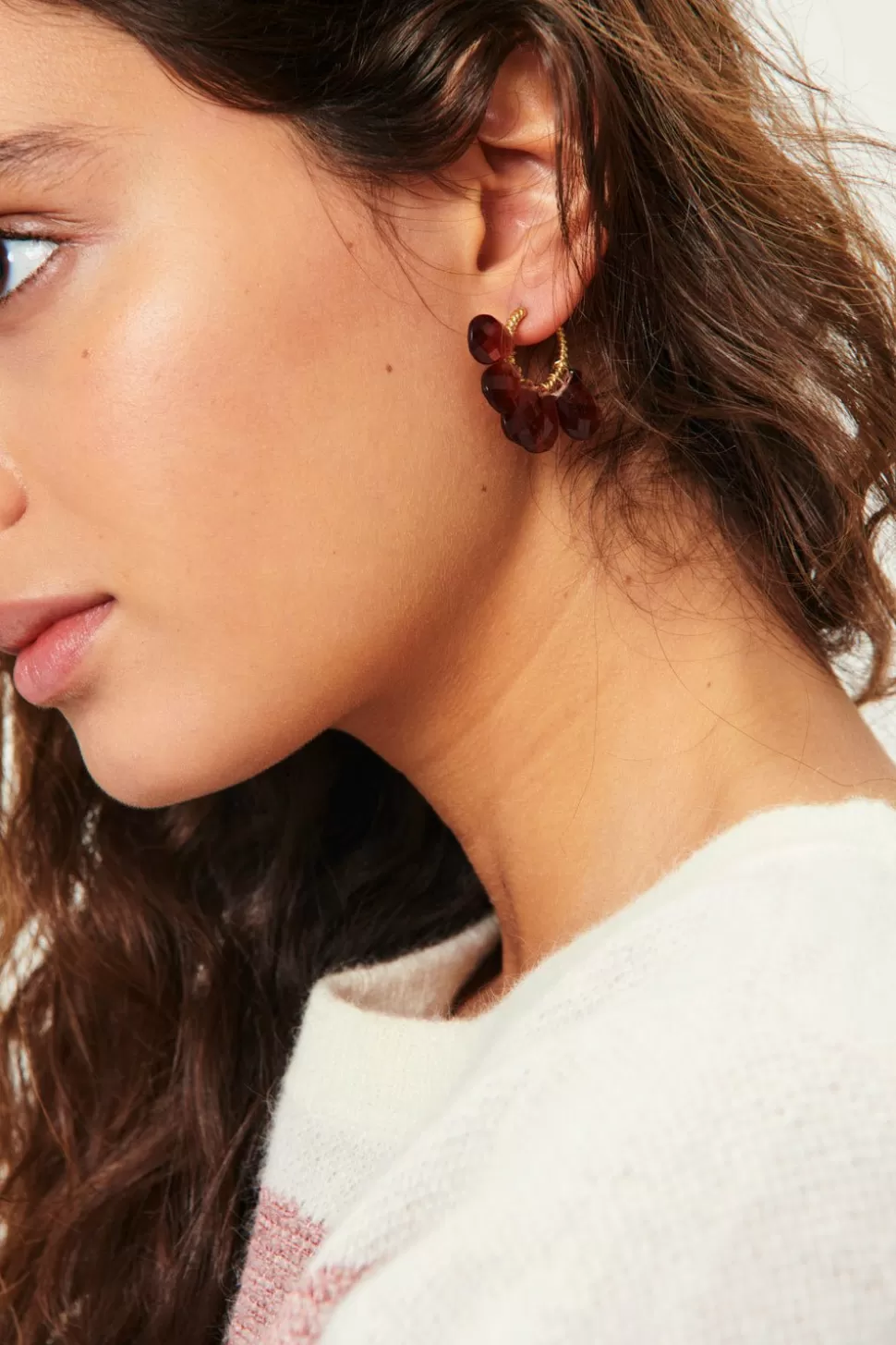 Papicha Or/Pecan Earrings | Des Petits Hauts New