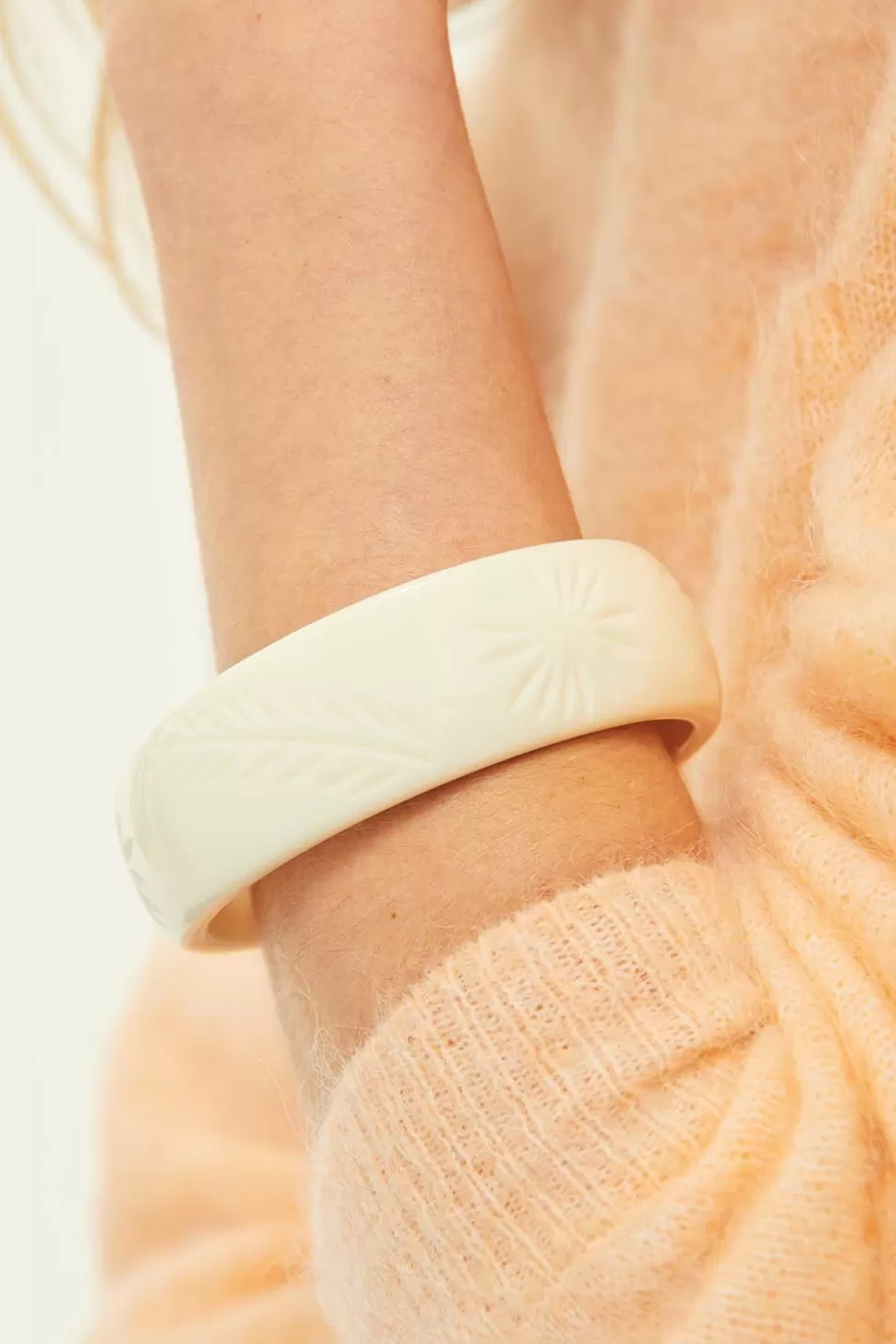 Papouchka Ecru Bangle | Des Petits Hauts Shop