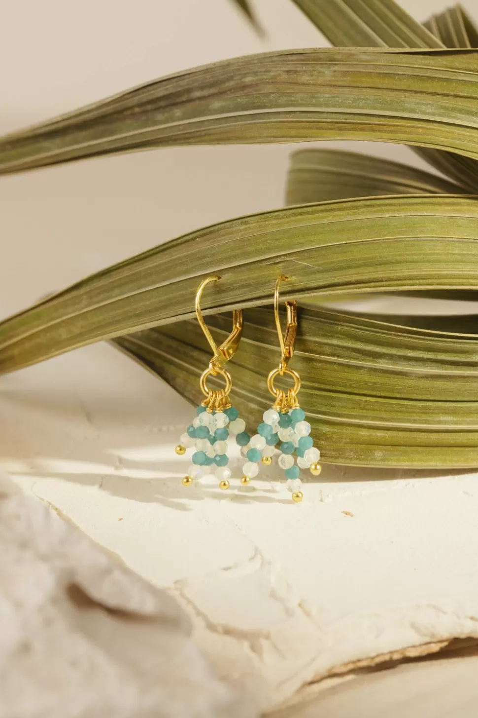 Paradis The/Ecru Earrings | Des Petits Hauts Outlet