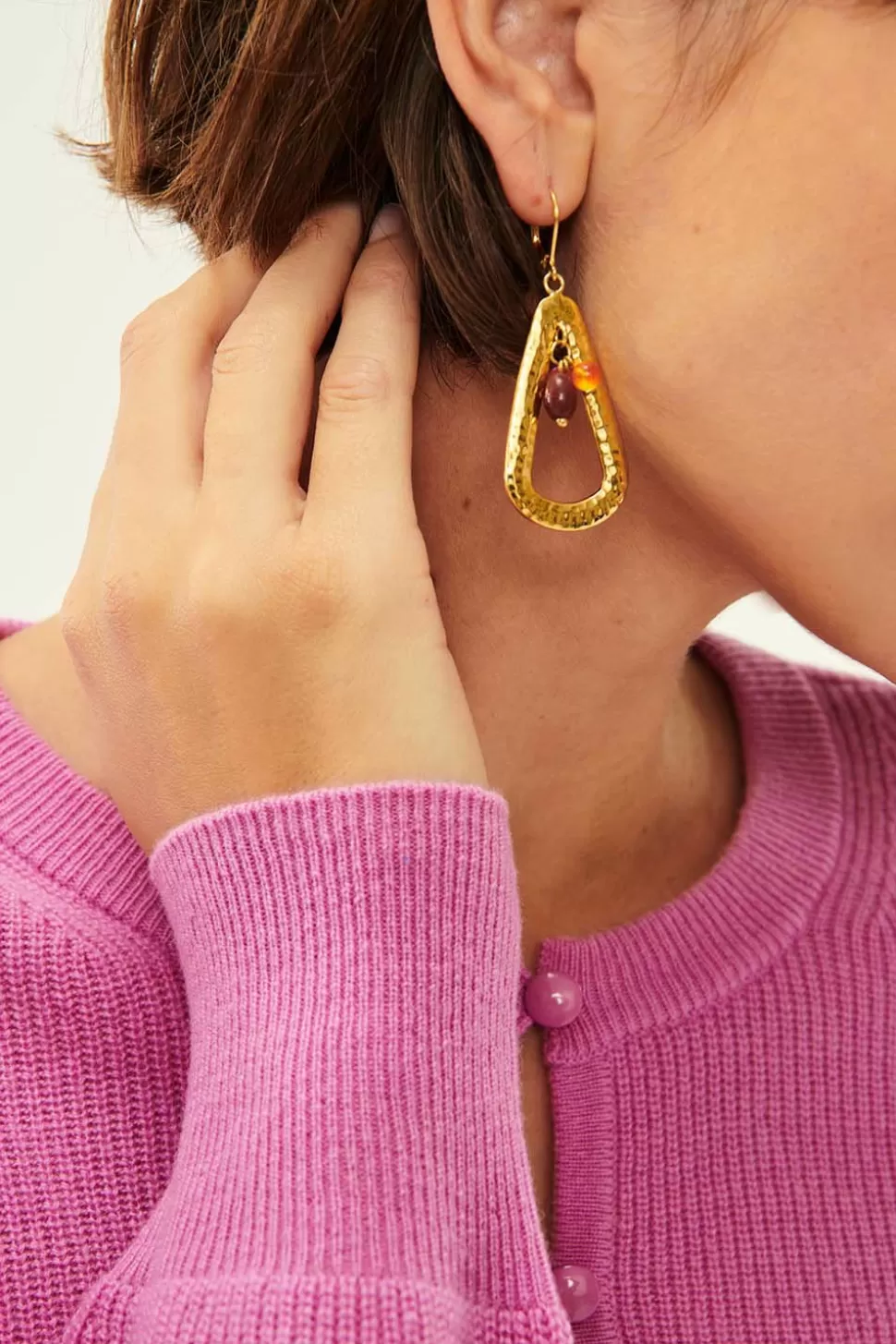 Paulin Or/Multico Earrings | Des Petits Hauts Outlet