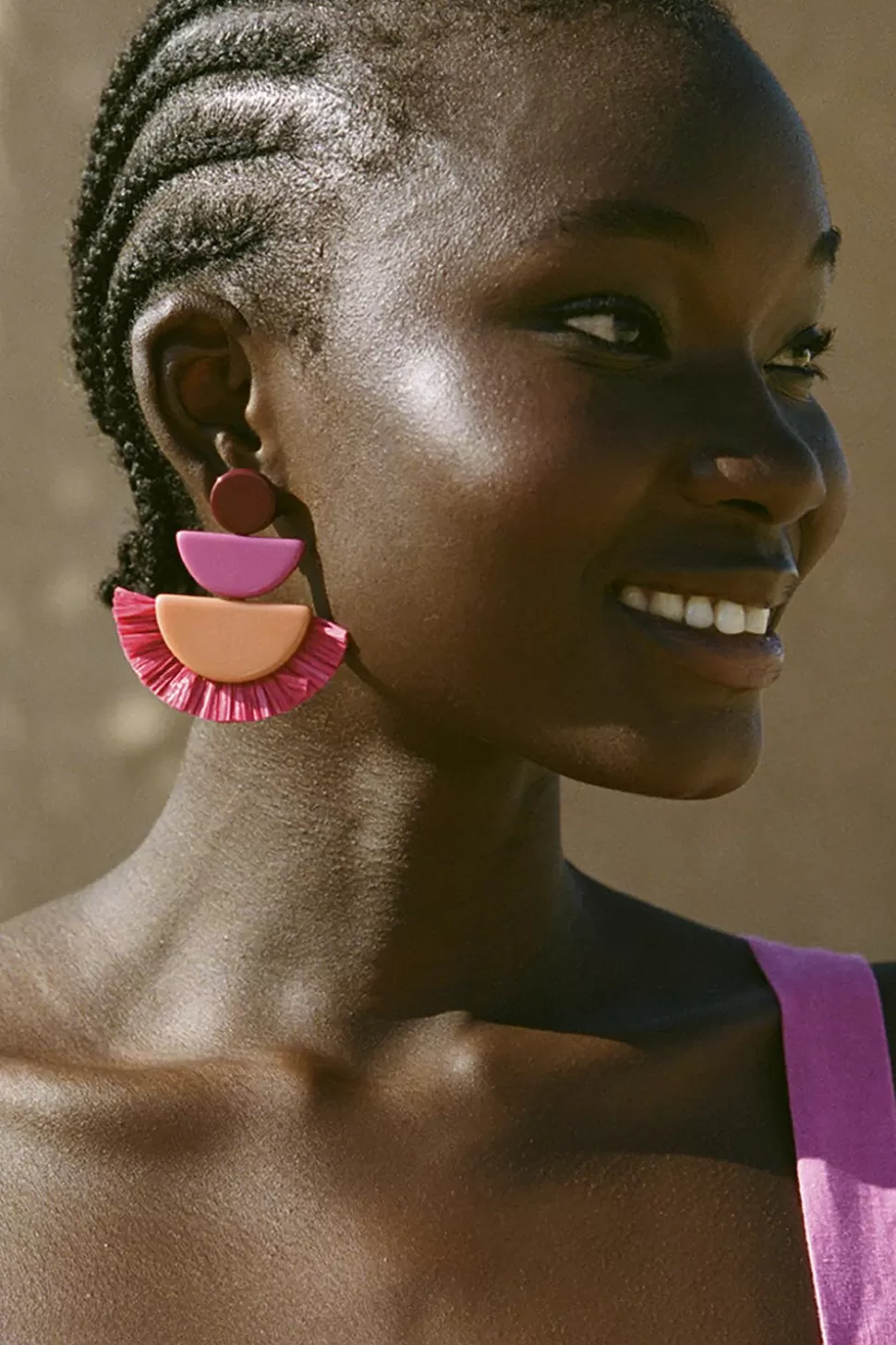 Praline Mango Earrings | Des Petits Hauts Outlet