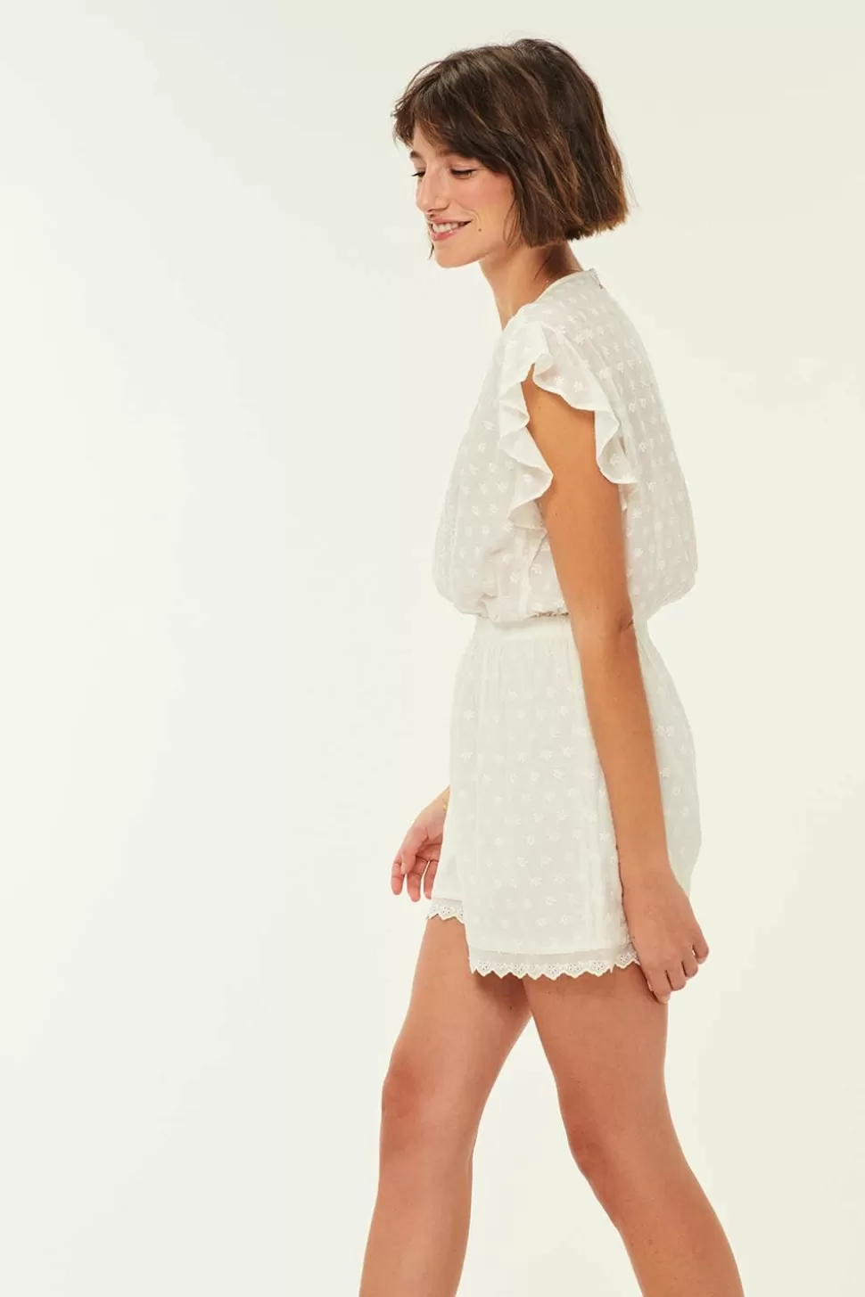 Renanas Ecru Playsuit | Des Petits Hauts Best