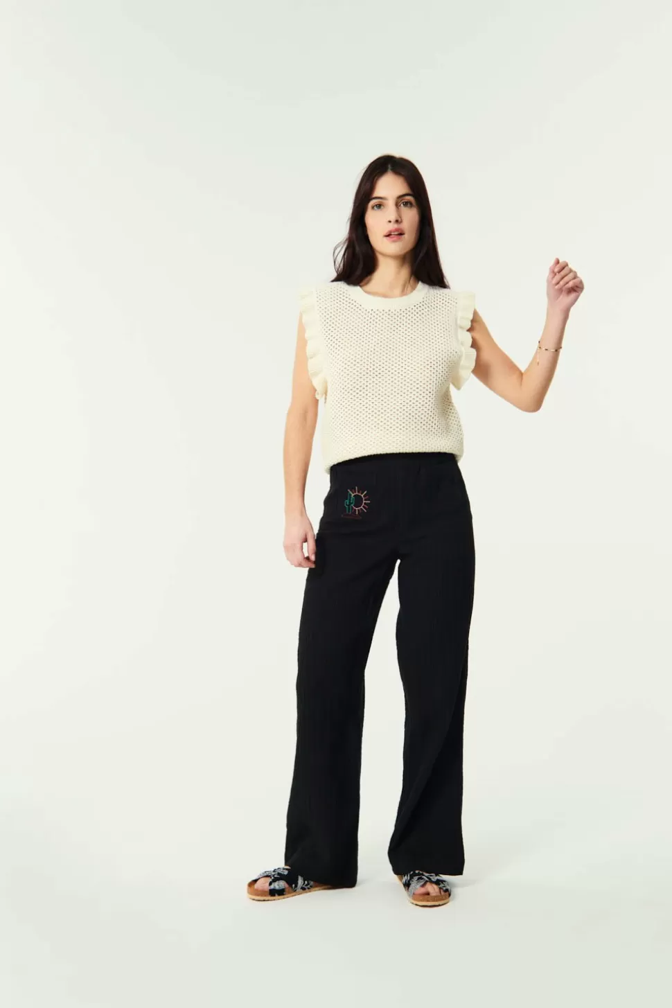 Rosio Noir Trousers | Des Petits Hauts Cheap