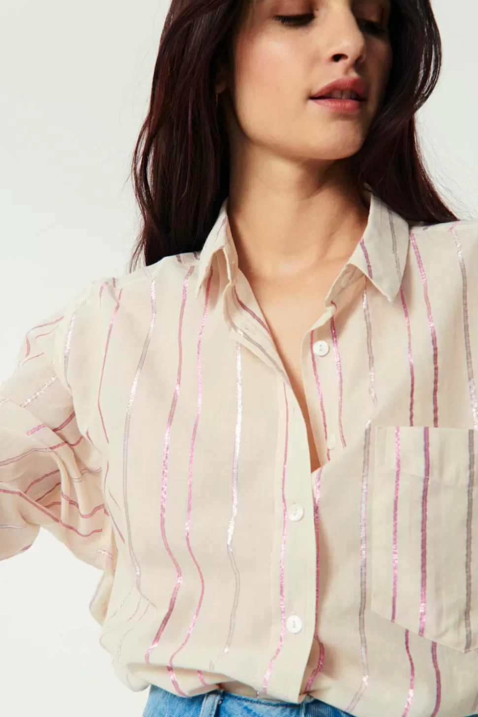 Selma Rayure Dili Shirt | Des Petits Hauts Online