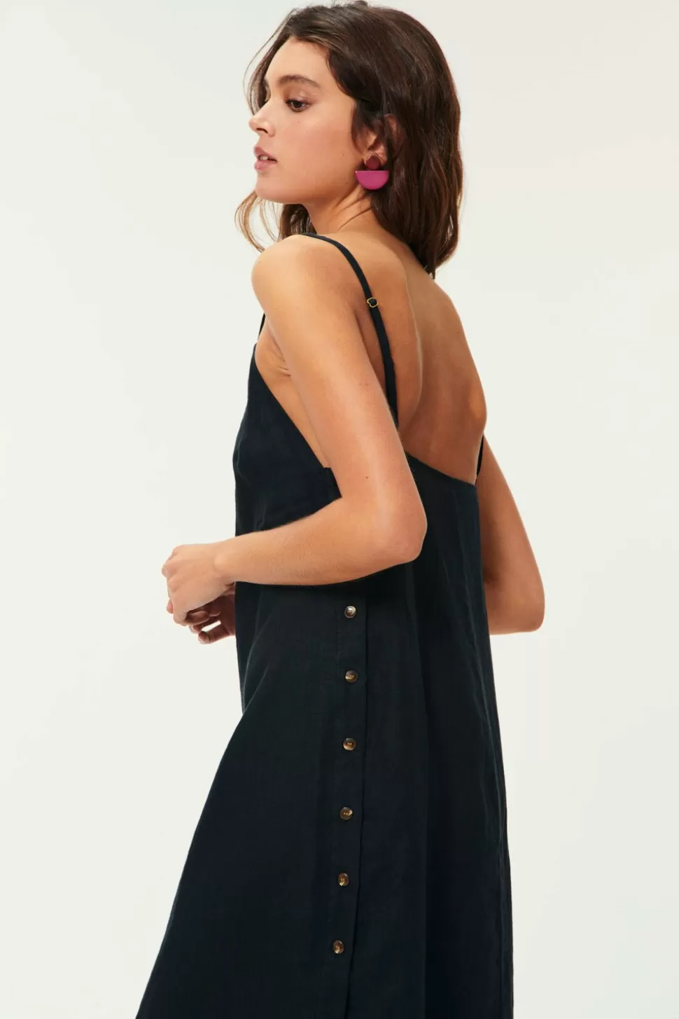 Vera Noir Dress | Des Petits Hauts Flash Sale