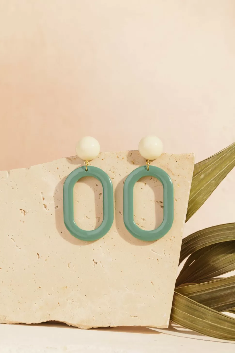 Yiana The/Ecru Earrings | Des Petits Hauts New