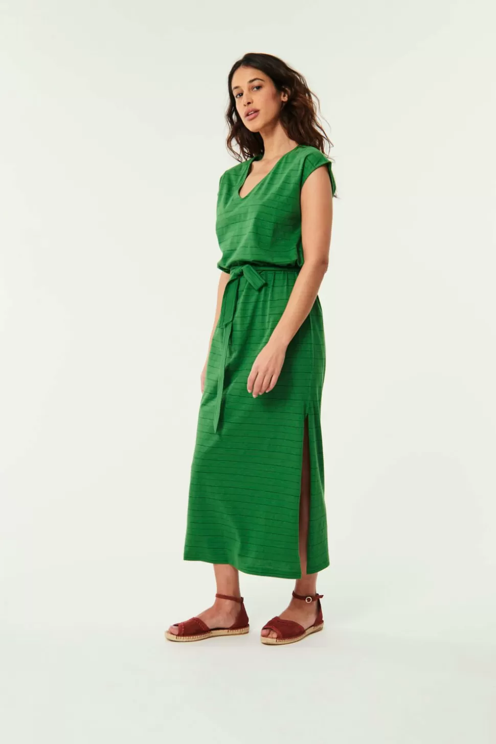 Ziggie Cactus Dress | Des Petits Hauts Clearance